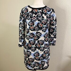 xhilaration floral long sleeve‎ dress XS